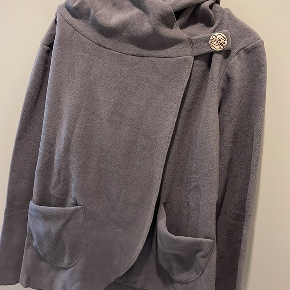 ARK IMPORTS -  Fair Trade Handmade Fleece Wrap Style Jacket - Picture 5 of 11